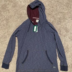 Flag and anthem Floyd ale Henley hoodie NWT